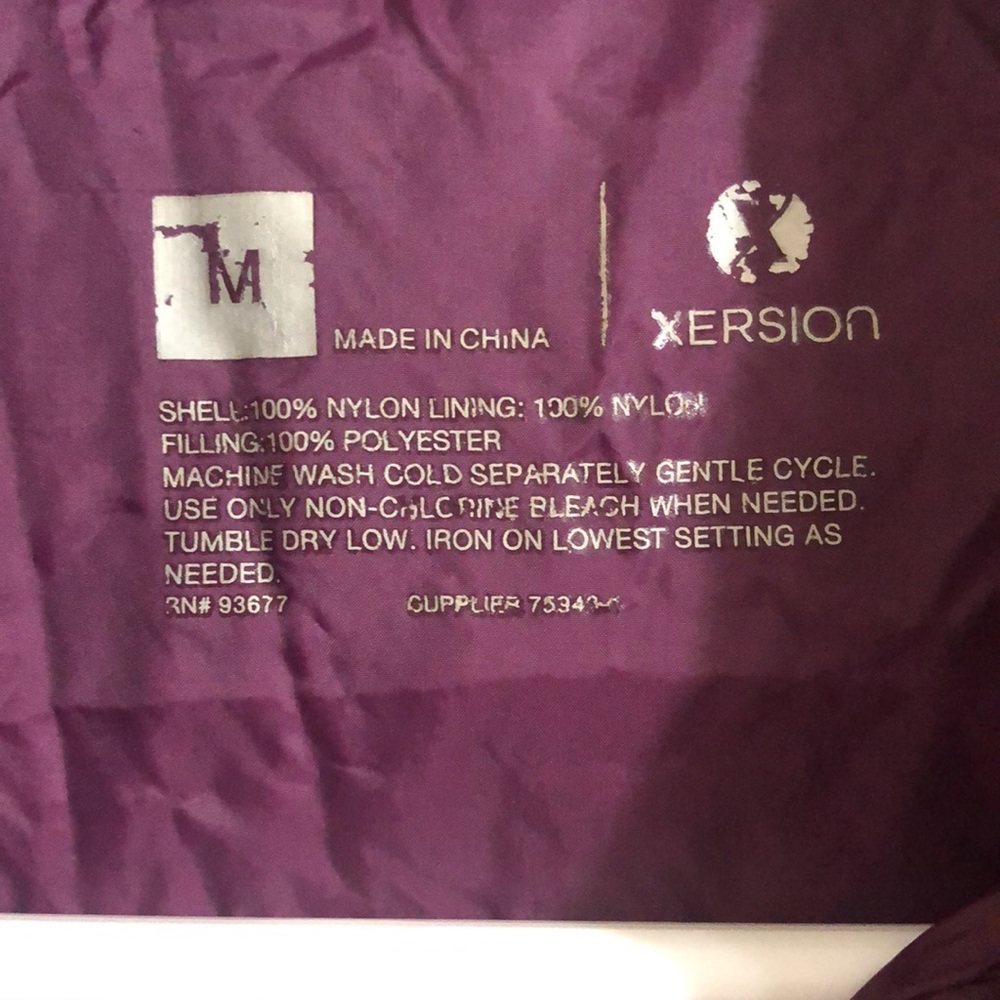 Xersion Spring Coat Size Medium - image 2